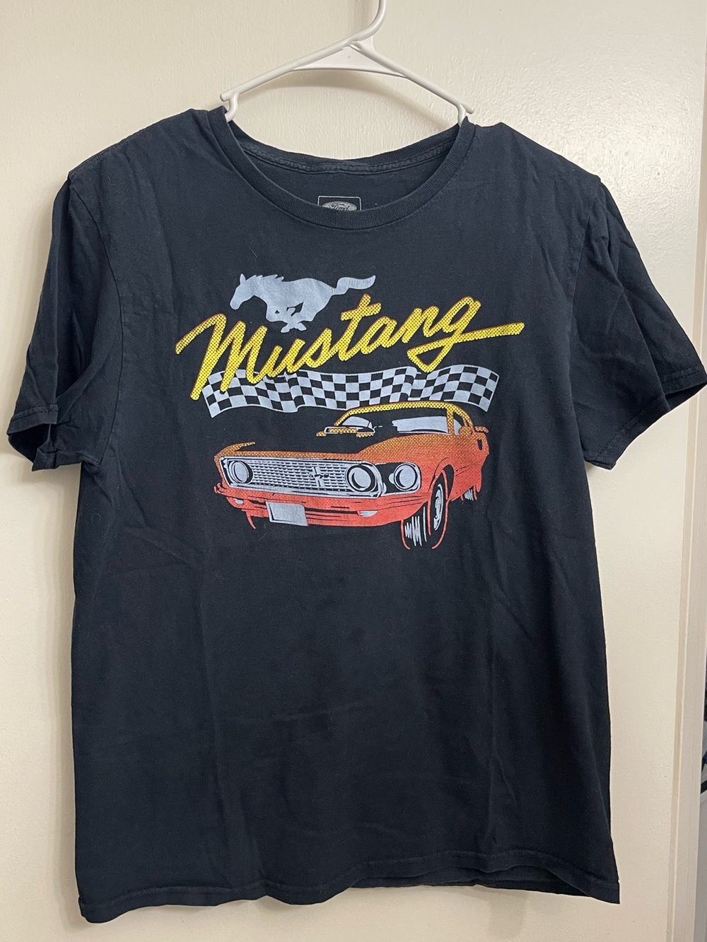 Ford Black Short-Sleeve Mustang Graphic Tee (Men’s)